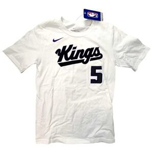 Nike NBA Sacramento Kings De'Aaron Fox #5‎ Youth T-Shirt - White